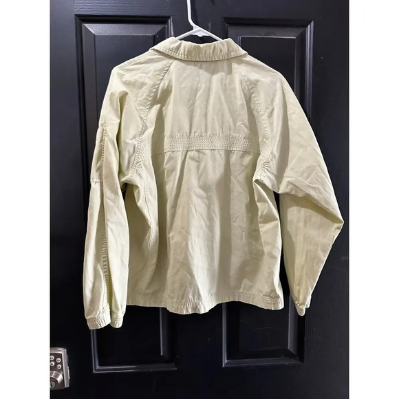 Nike Beige Lightweight Zip-Up Windbreaker Jacket Size 4-6 - Picture 8 of 10